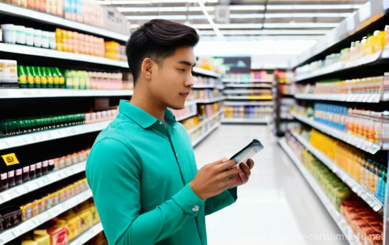 소비자 피해 예방을 위한 기업 사례 - **Prompt:** A modern, minimalistic kitchen scene with a family of three (mother, father, and a small...