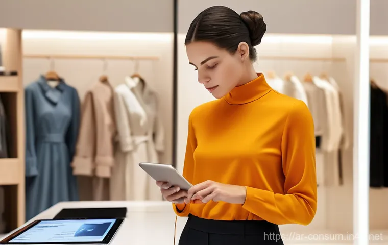 소비자 불만 유형별 처리 프로세스 - **Prompt 1: Informed Consumer Inspecting a Product**
    "A confident young woman, approximately 25-...