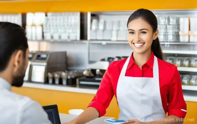 소비자중심 경영 사례 연구 보고서 - **Prompt 2: "Seamless Digital Experience"**
    A contemporary scene showcasing a person, representa...