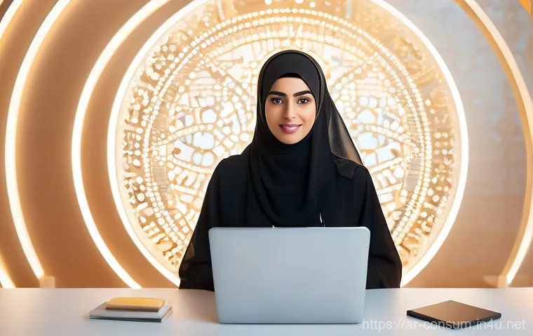 소비자 보호 관련 강연 후기 - Digital Consumer Empowerment**

An empowered young Arab woman, dressed in a stylish yet modest abaya...