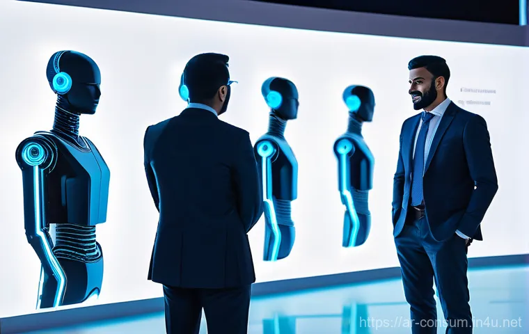 소비자중심 경영과 디지털 혁신의 연계 전략 - **Transforming Data into Human Stories and Innovations:**
    "A dynamic and conceptual image depict...