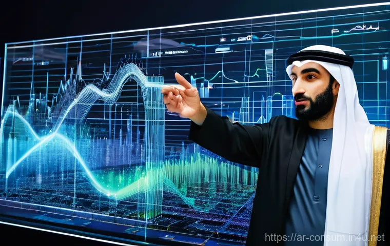 소비자 행동 데이터를 활용한 글로벌 혁신 전략 개발 사례 연구 - **Prompt:** A diverse group of young and middle-aged Arab men and women, dressed in elegant and cont...