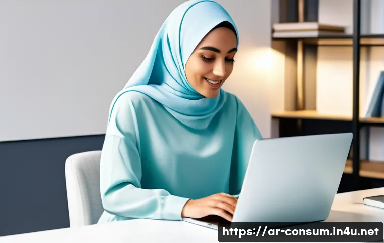 소비자 보호를 위한 법률 서비스 제공 사례 - A young adult of Arab descent (wearing a modest, contemporary outfit, such as a stylish tunic and tr...