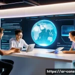 소비자 행동 데이터 활용과 서비스 디자인 혁신 - **Prompt: Digital Ecosystem of Personalized Experiences**
    "A vibrant, high-angle shot of a diver...